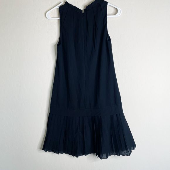 Robert Rodriguez Black Pleated Mini Dress - Picture 3 of 4